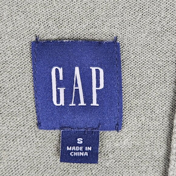 GAP Womens Lightweight Open Front Cardigan with Pockets Size S Green - Picture 3 of 8